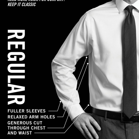 NWT! Men’s white button down - Picture 4 of 7